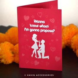 Surprise Mirror Proposal Greeting Card