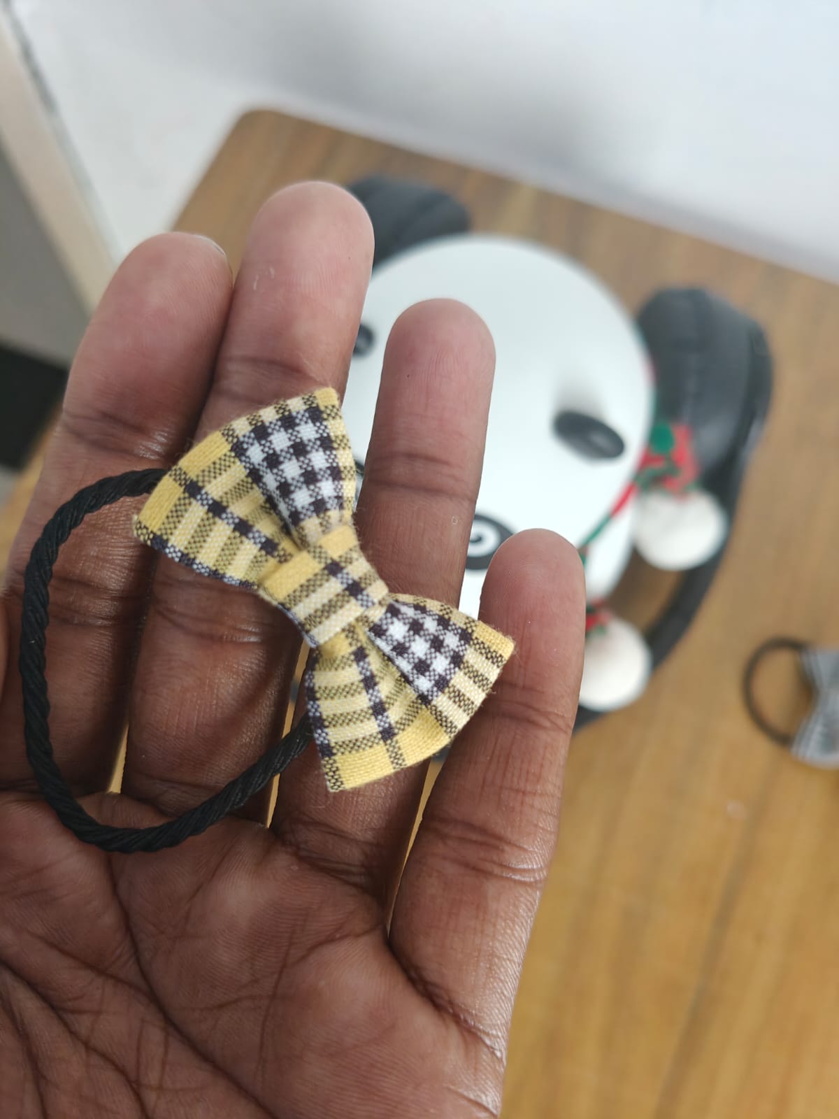 Mini Cute Black checked band Mini Cute Black checked band