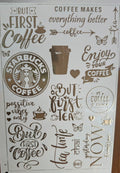 Vibes Embossed Gold Metallic Foil Sticker