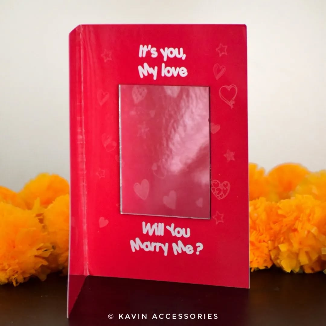 Surprise Mirror Proposal Greeting Card