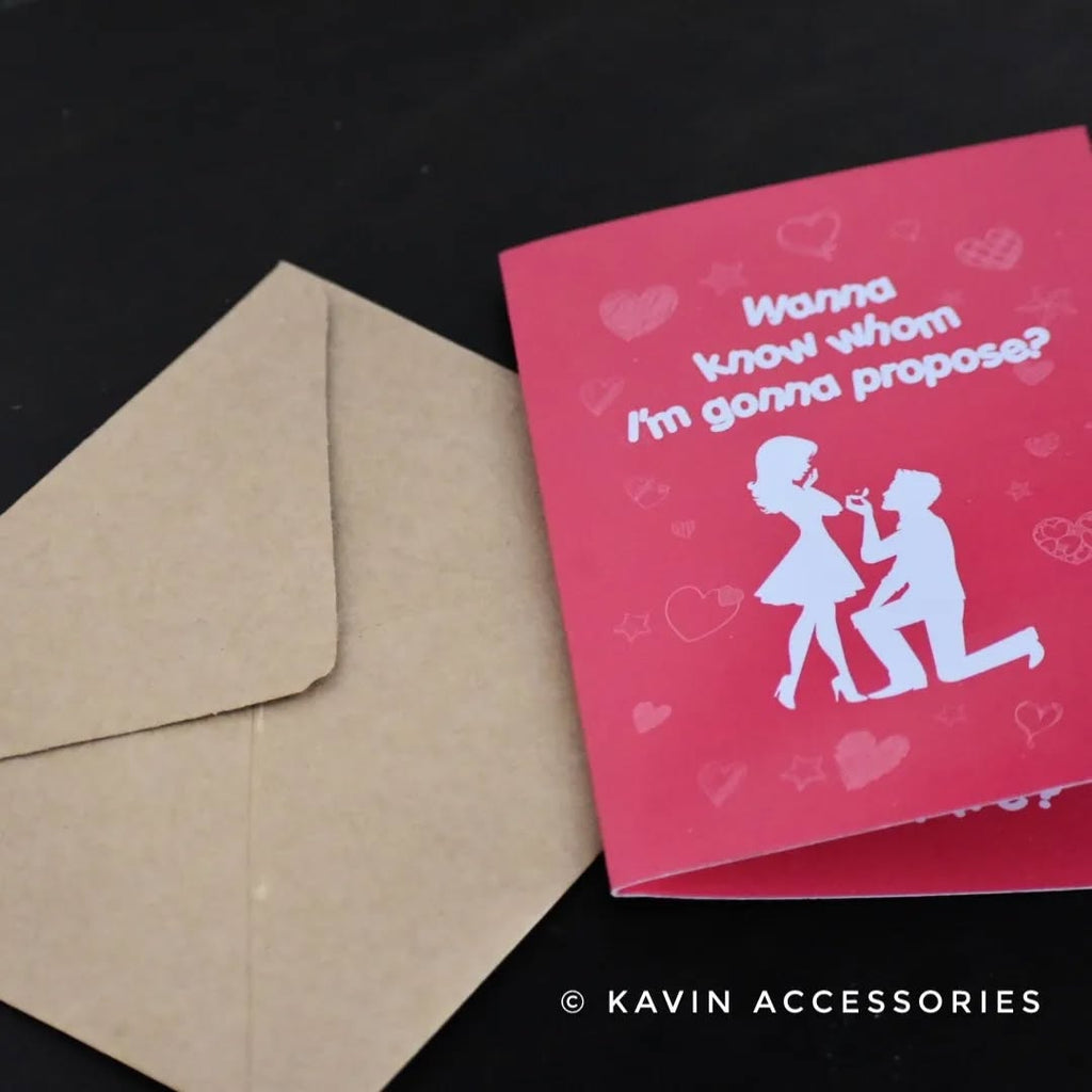 Surprise Mirror Proposal Greeting Card
