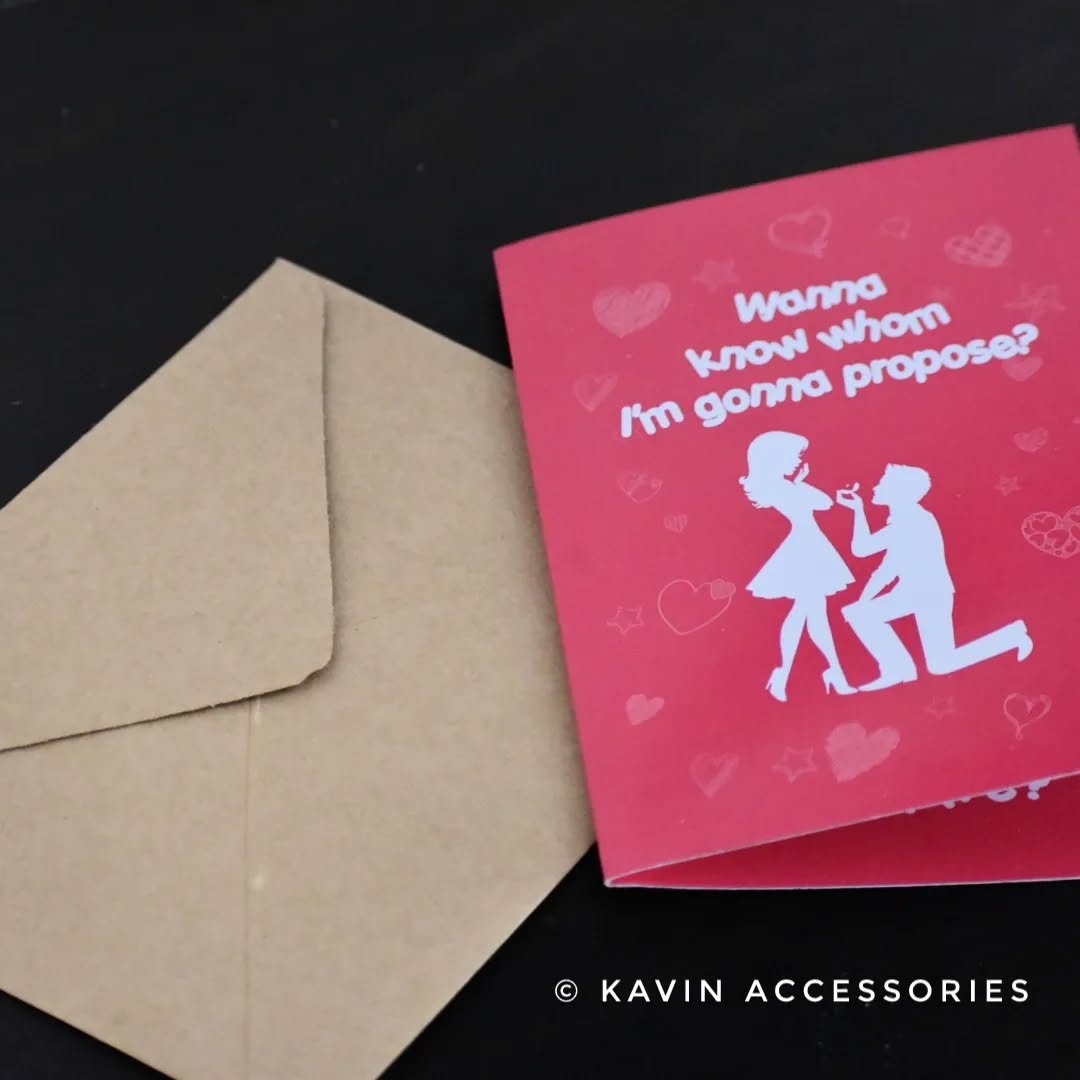 Surprise Mirror Proposal Greeting Card