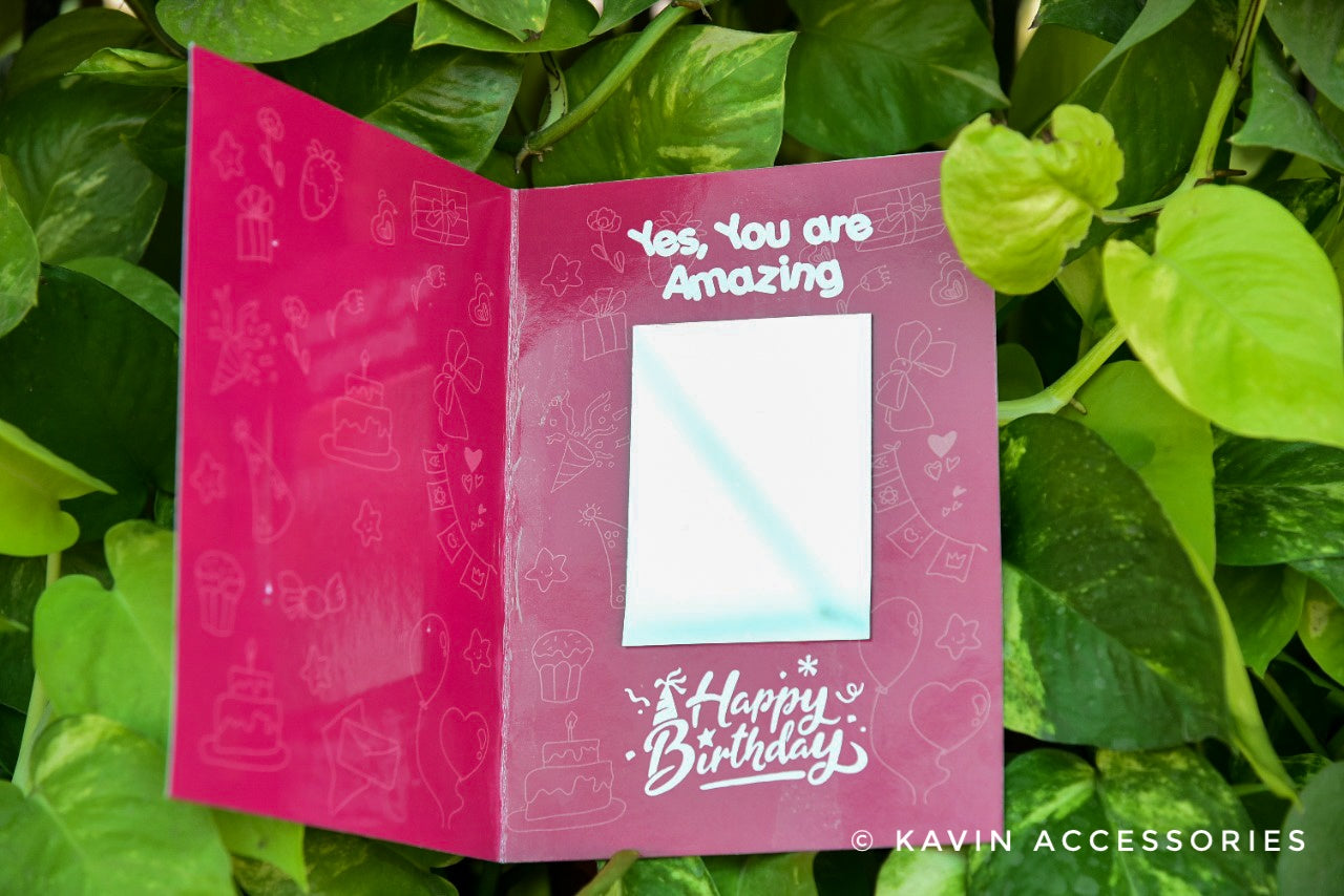 Surprise Mirror Birthday Greeting Card